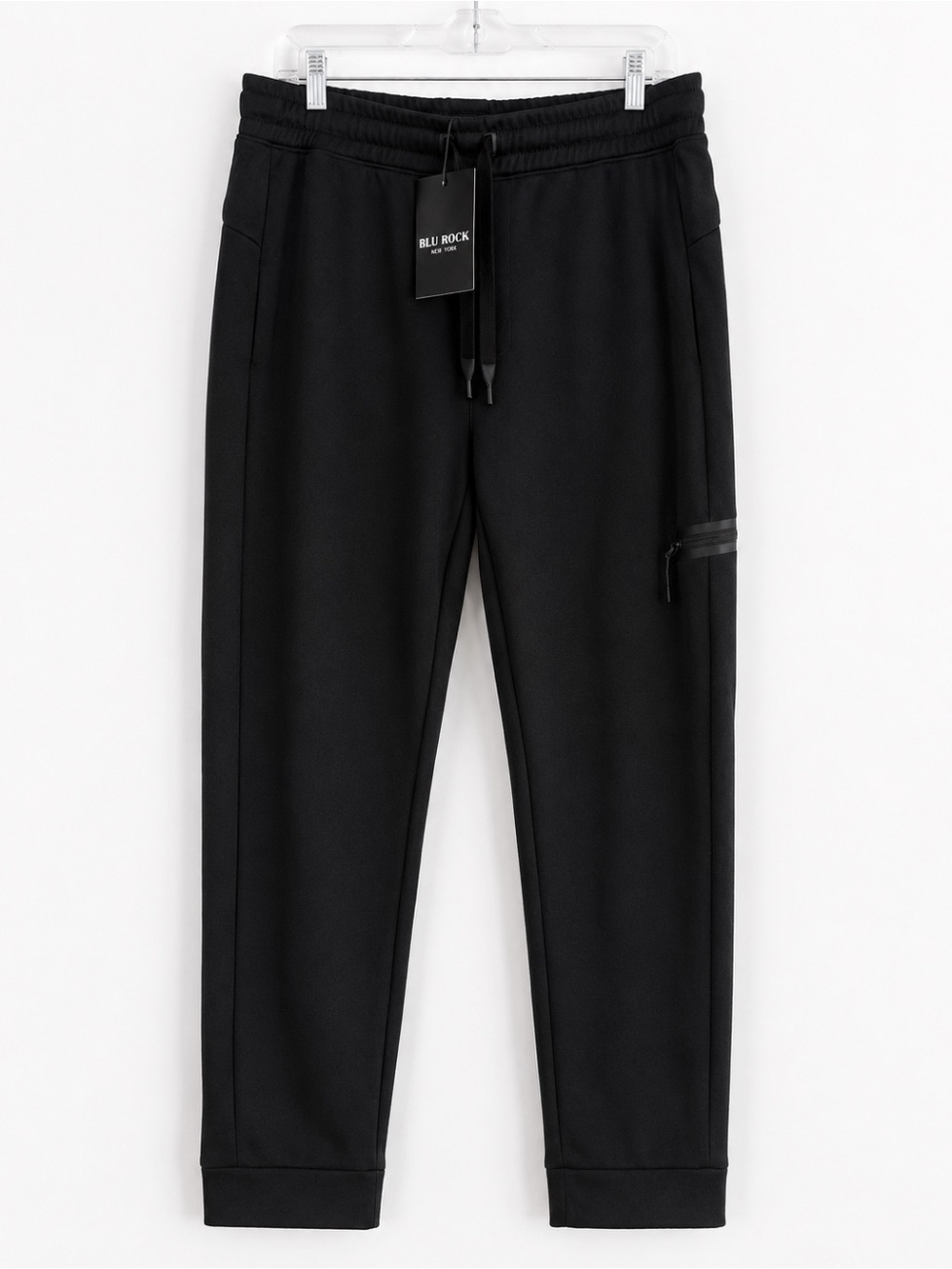 NWT Blu Rock Men’s 3XL Black Tech Cargo Jogger Pants